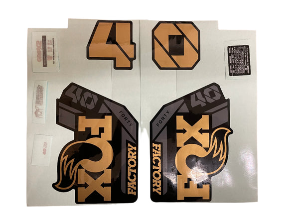 2025/2026+ FOX Gold Decals