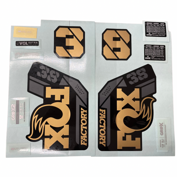 2025/2026+ FOX Gold Decals
