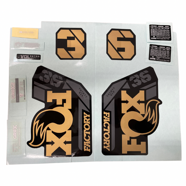 2025/2026+ FOX Gold Decals